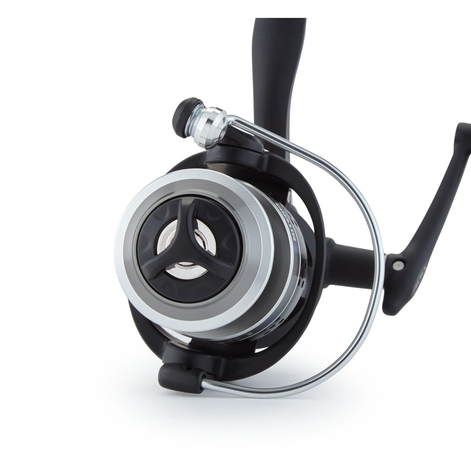 Mitchell 300 spinning reel polymeric body and aluminum components for strength