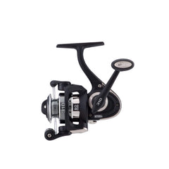 Mitchell 310 spinning reel aluminum spool and handle enhance rigidity for tough conditions.
