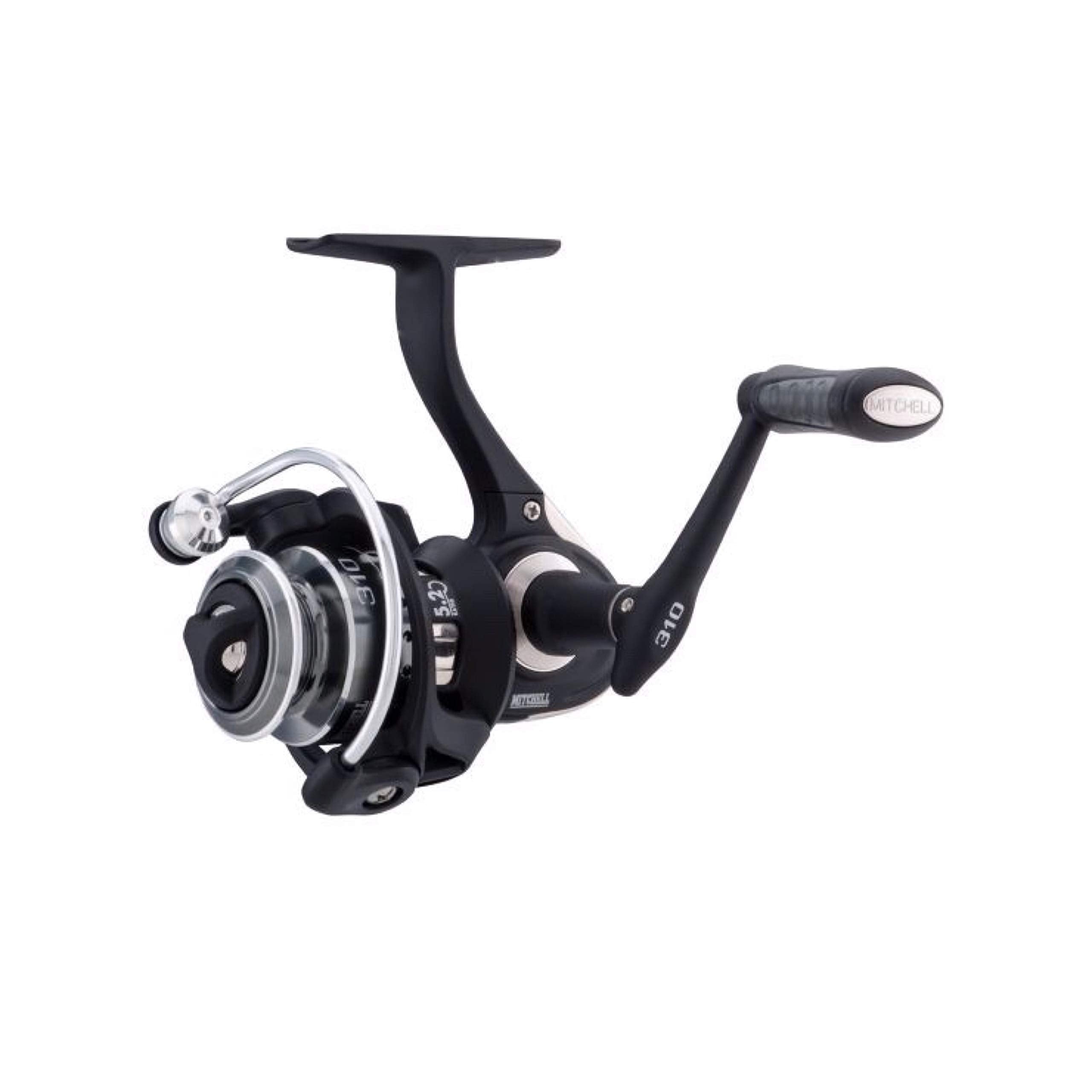 Mitchell 310 reel carbon-hybrid-drag provides steady pressure for smooth retrieves.