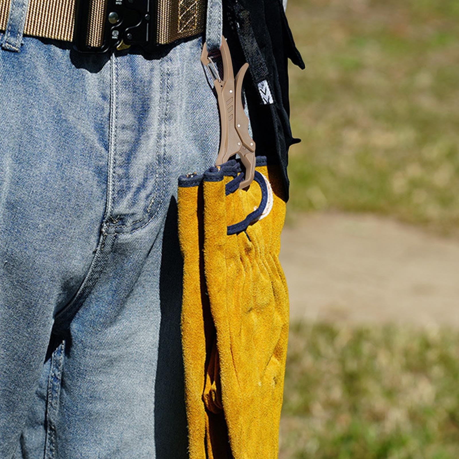 Mitten Clip versatile tool for camping, hiking, and mountaineering.