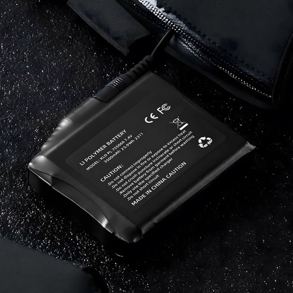 MIWEN battery charging port closeup with female DC jack compatibility