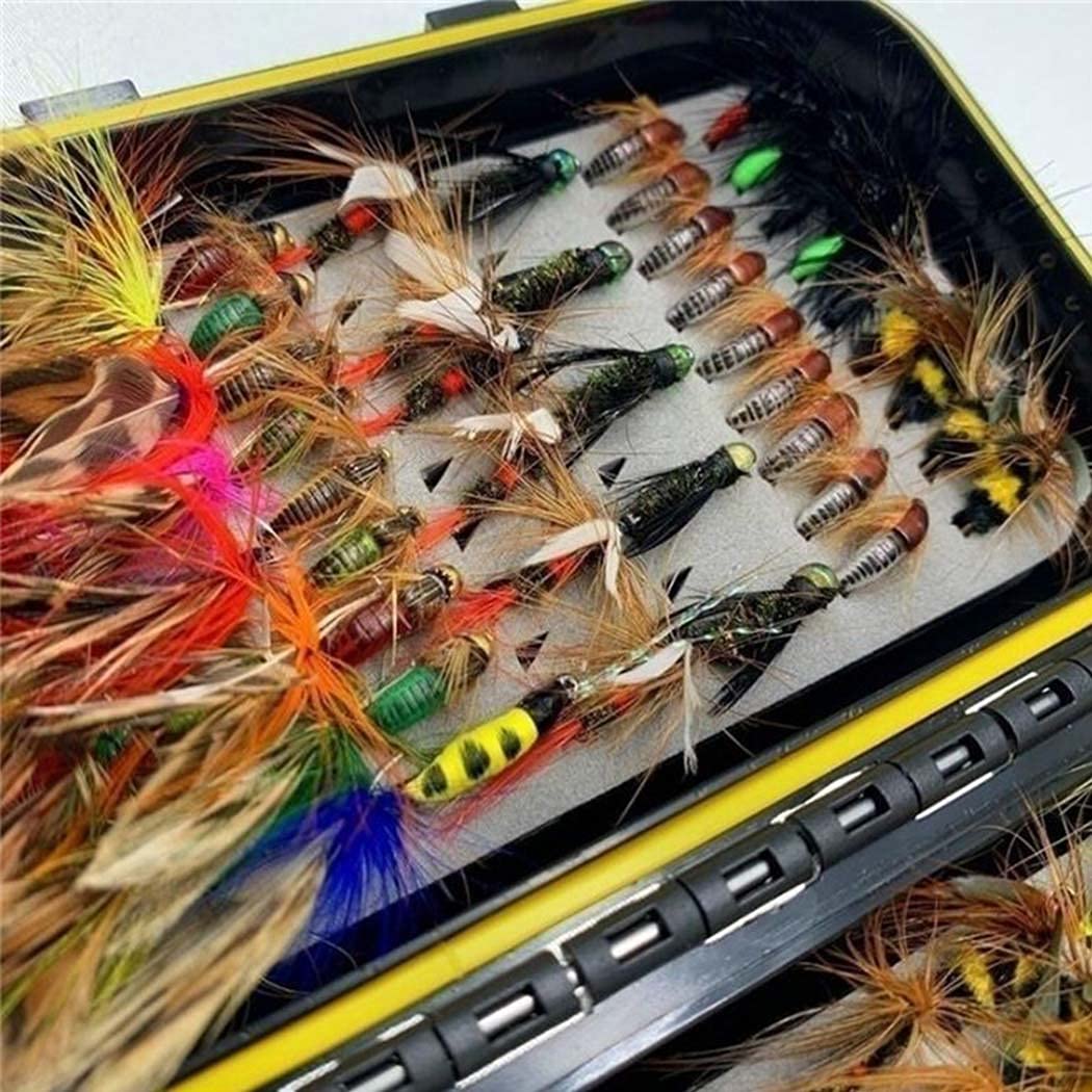 Fly patterns in 11 mixed styles for versatile fishing