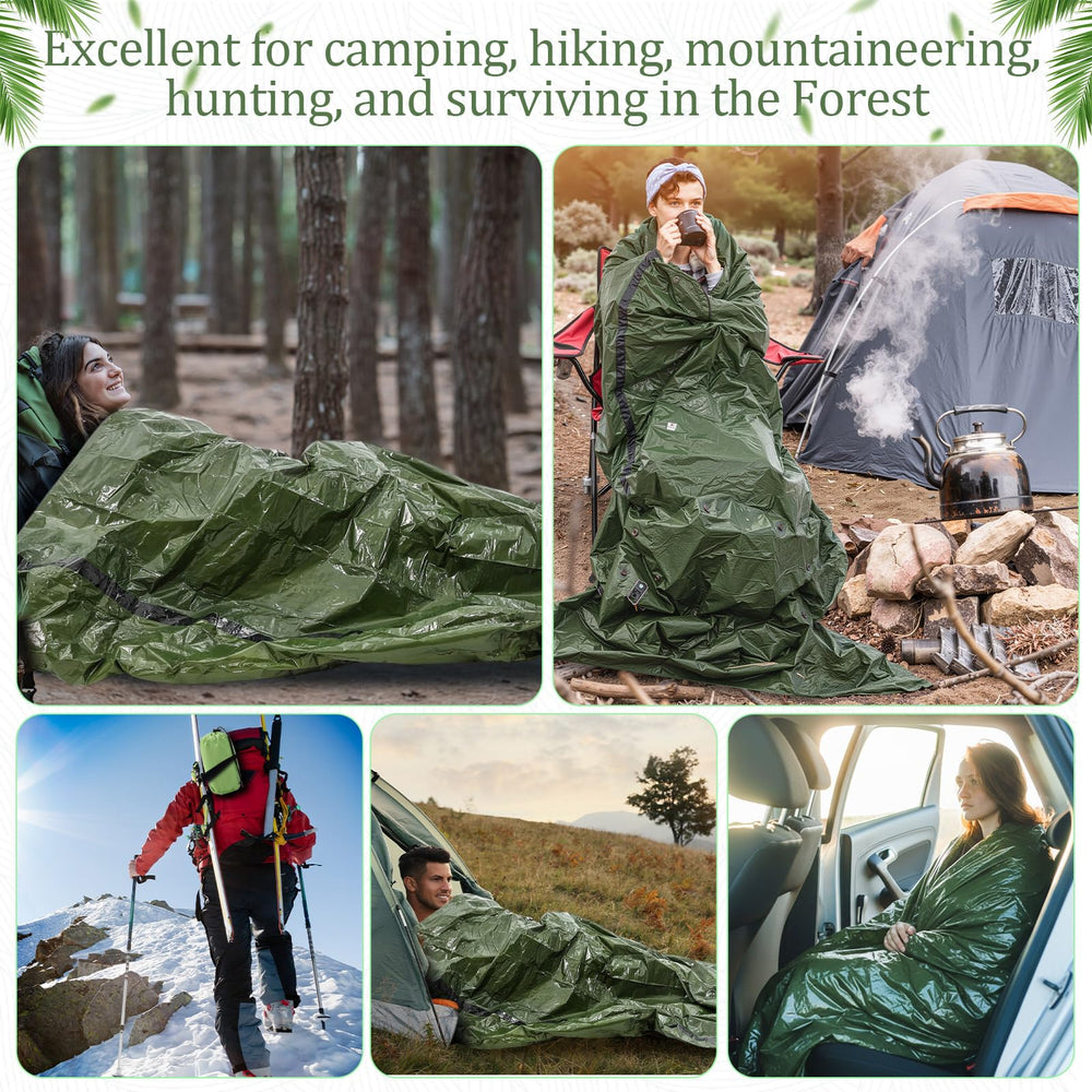 Mixweer sleeping bag ideal for camping and hiking or emergency kits
