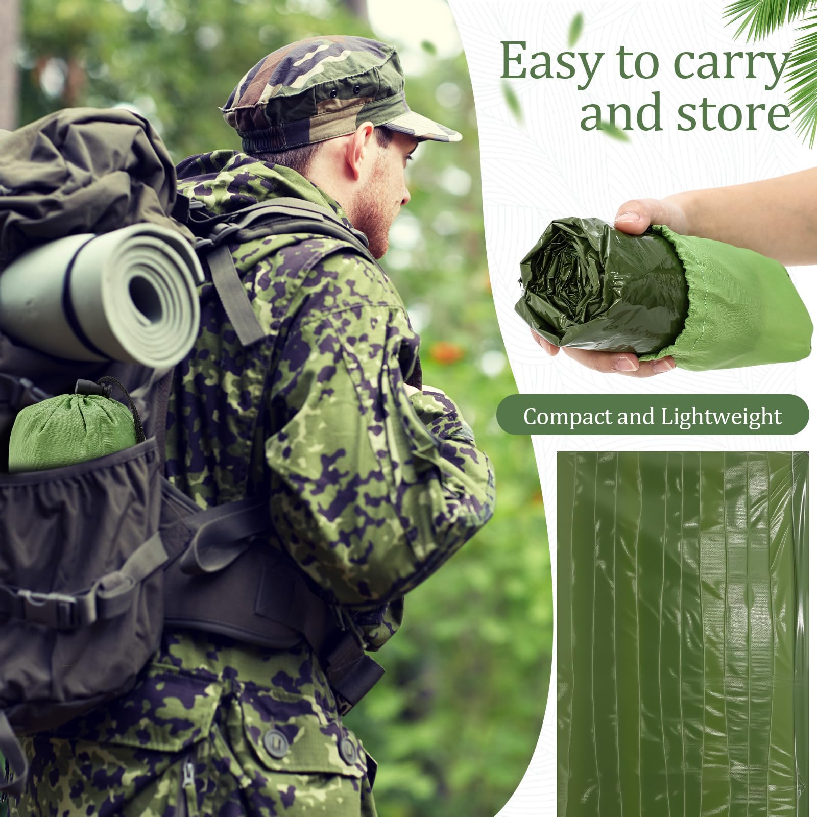 Mixweer waterproof outer shell keeps you dry during sudden rain or damp nights
