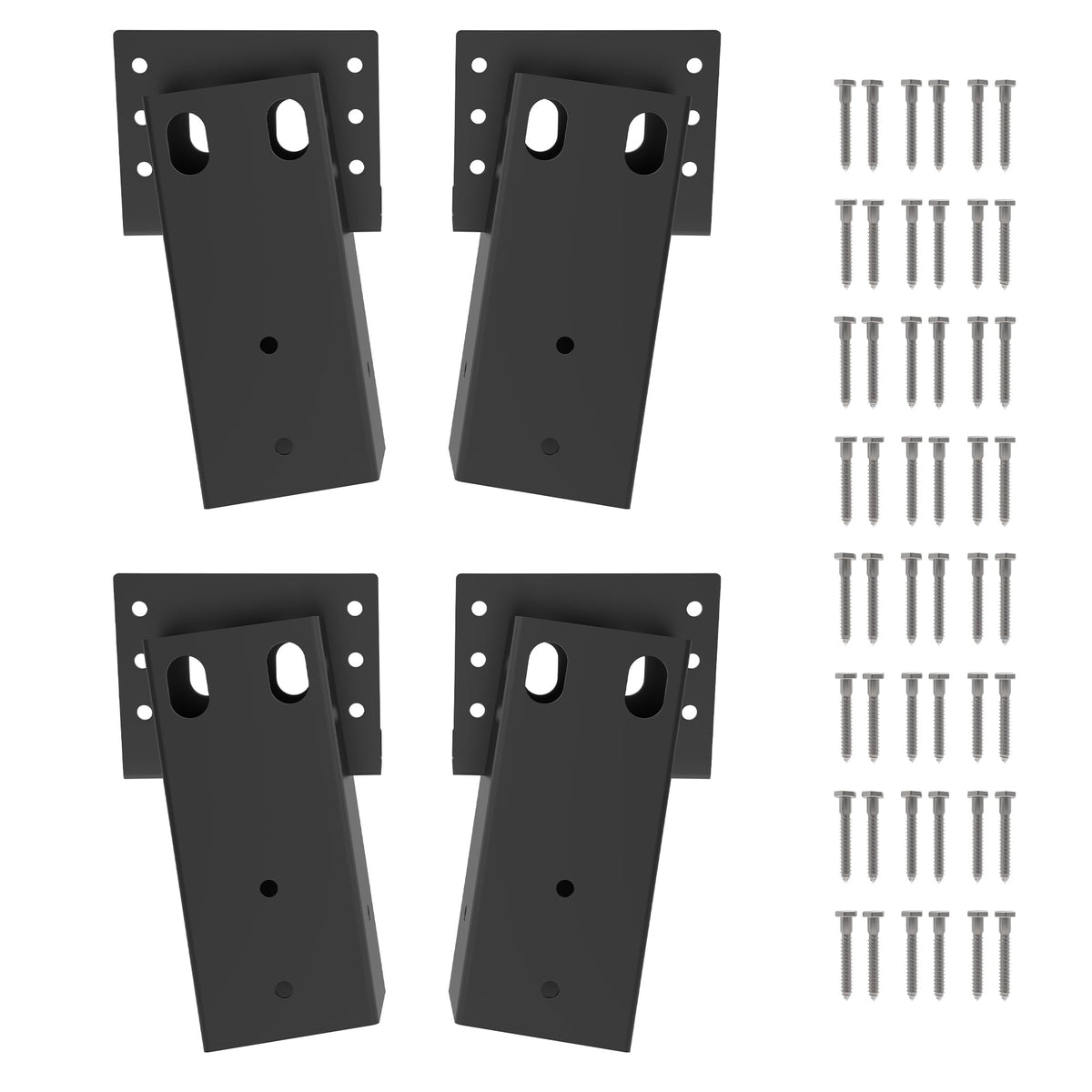 MIXXIDEA metal elevated deer blind bracket closeup highlights strong welds and powder-coated finish for outdoor durability