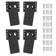 MIXXIDEA metal elevated deer blind bracket closeup highlights strong welds and powder-coated finish for outdoor durability
