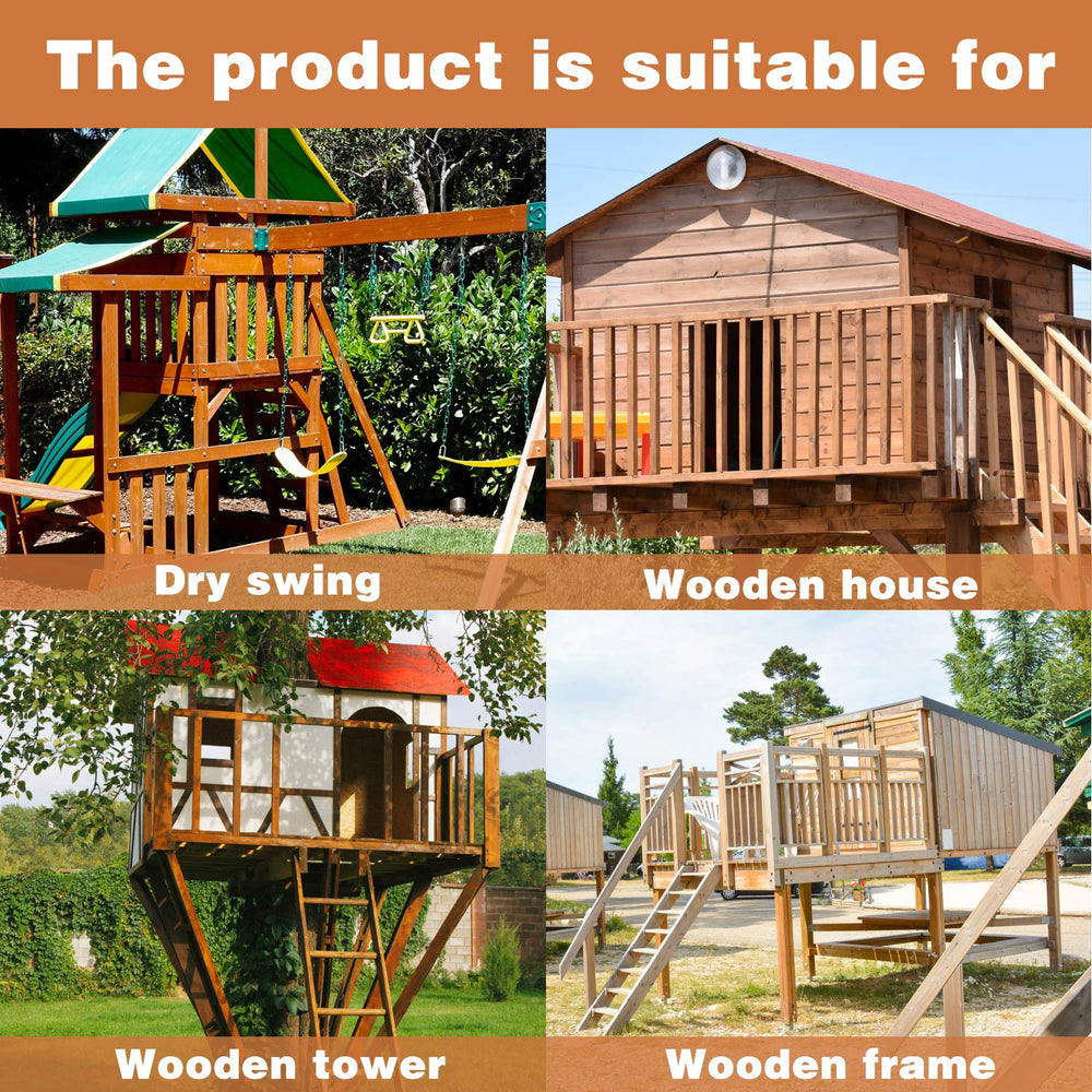 MIXXIDEA bracket mounts for swing sets offering easy assembly and sturdy support