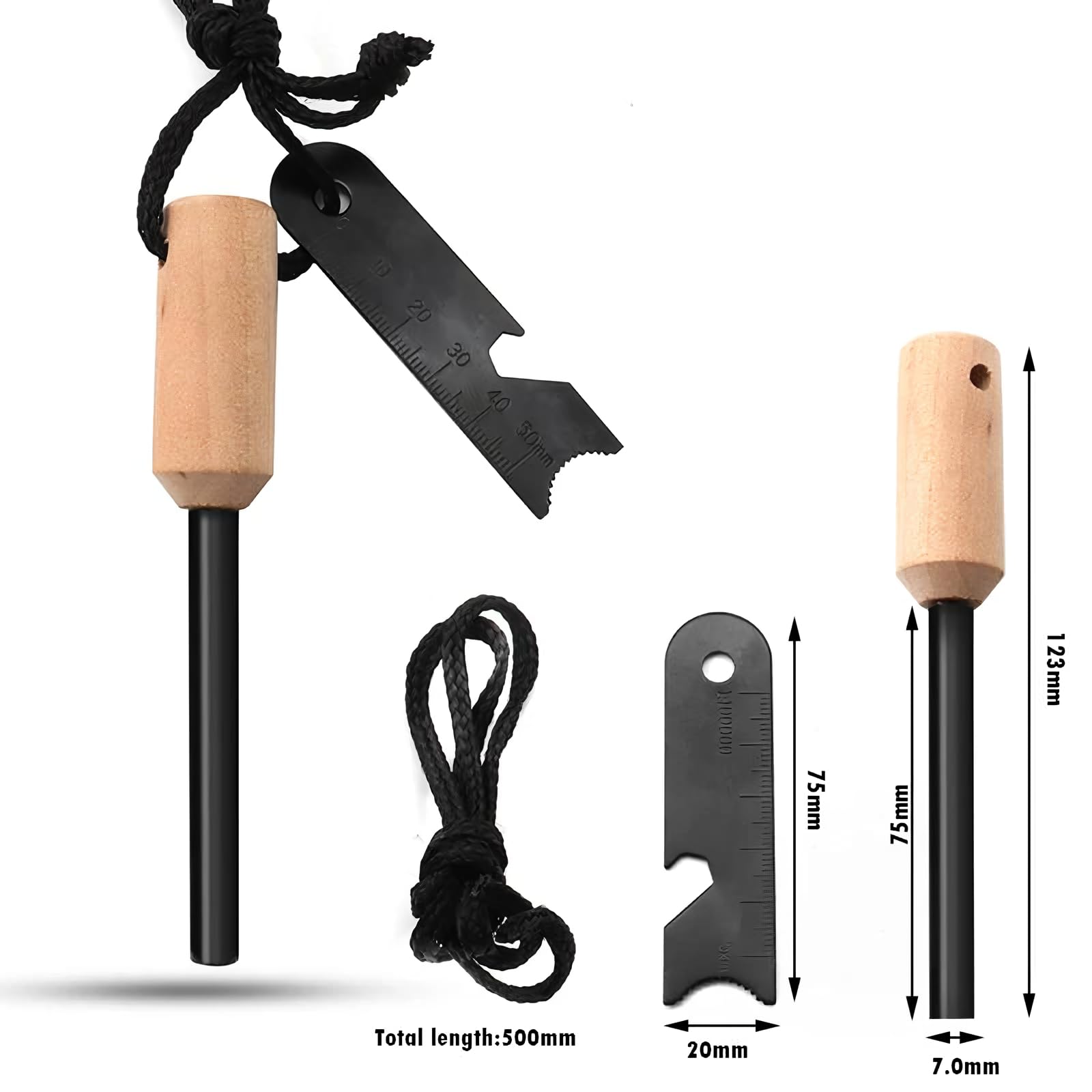 Miyake compact survival fire starter ready for bug-out or camping trips