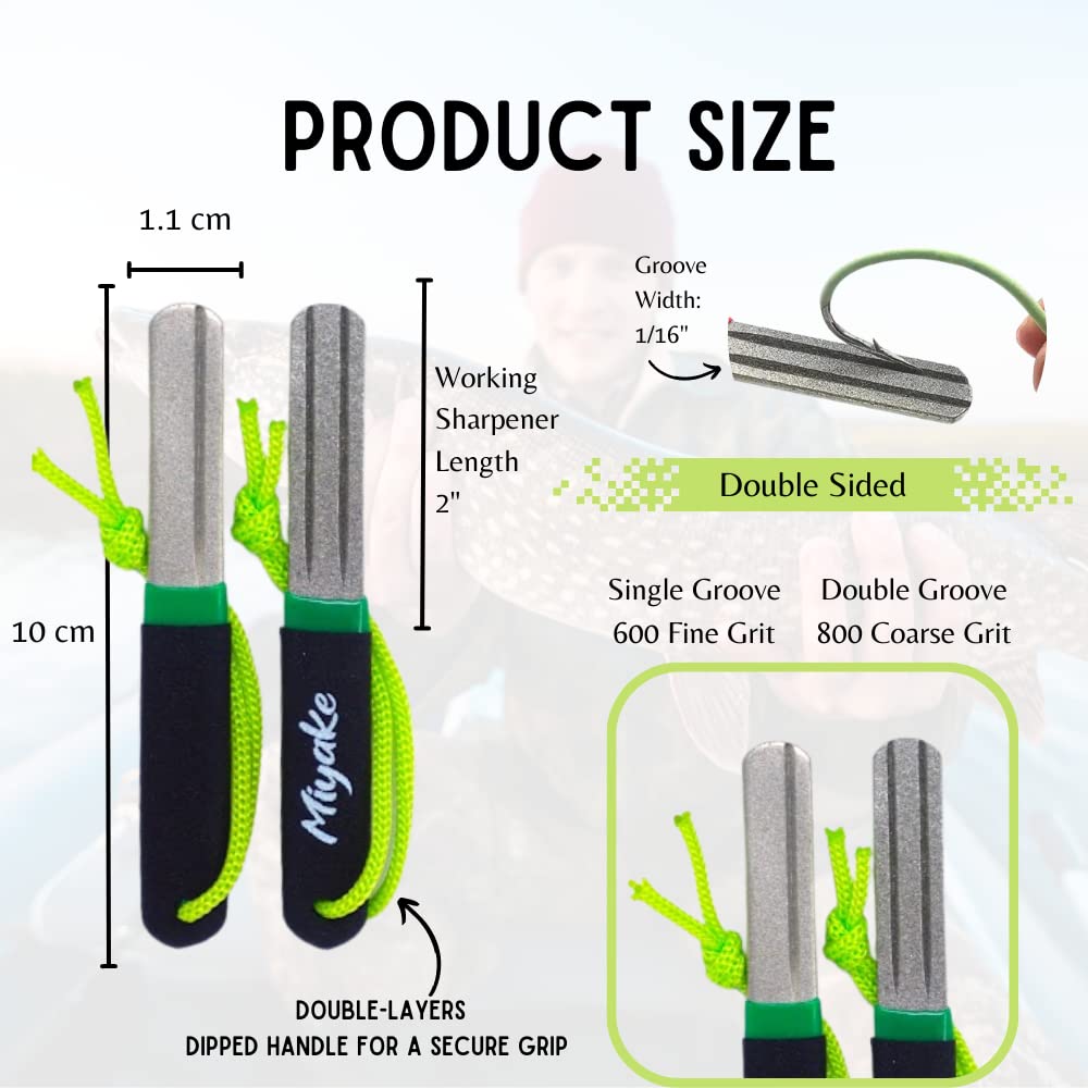 Miyake three-groove sharpening offers flexible grit options.