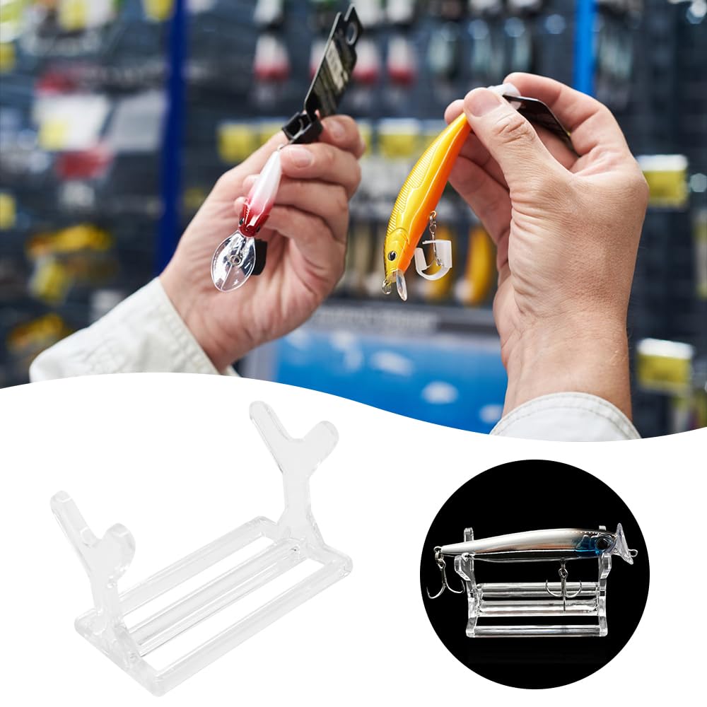 In-store display of MiOYOOW fishing lure stands