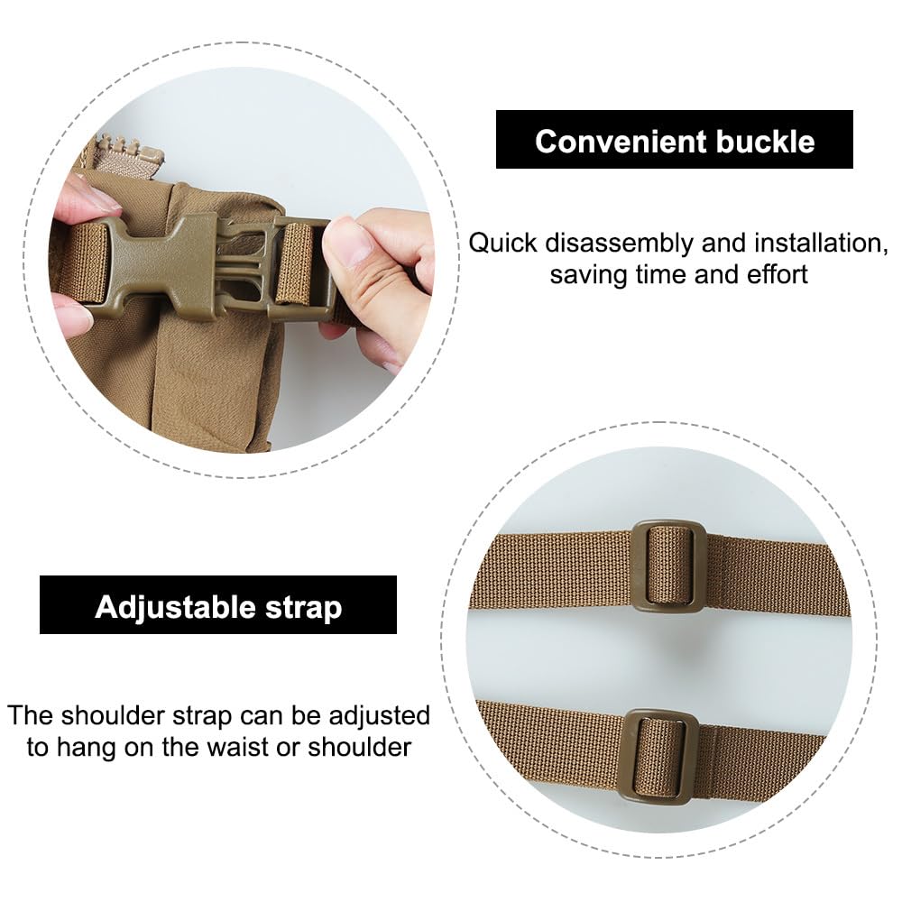 MiOYOOW hand warmer molle attachment demonstrates modular gear compatibility.