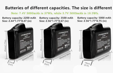 M Jiuyunmu charging cables shown for easy dual-battery recharge.