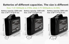 M Jiuyunmu charging cables shown for easy dual-battery recharge.