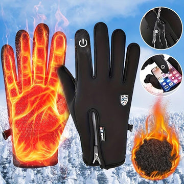 MKOXPO waterproof windproof gloves palm grip close-up for secure handling