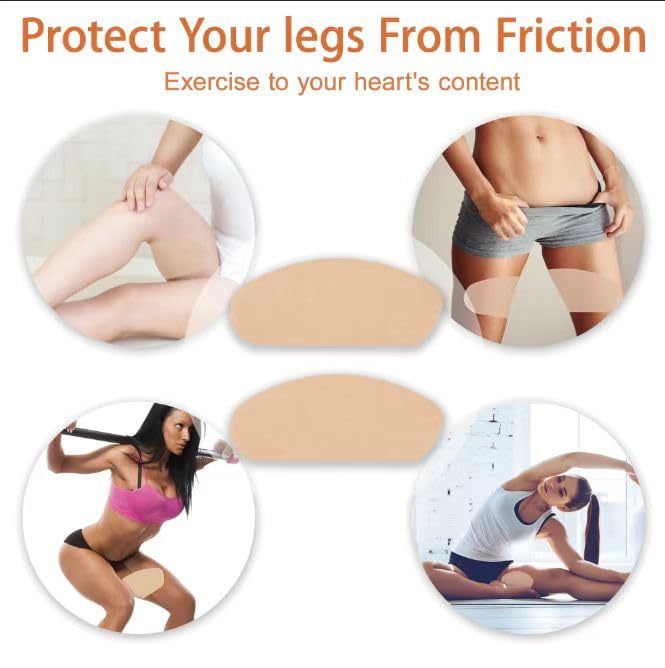MlanRomee thigh pads waterproof stay-put feature keeps protection through sweat or swimming.