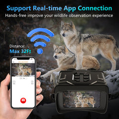 Mlifasty night vision binoculars 5K video captures moments with speed