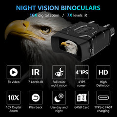 Mlifasty night vision binoculars app control demonstrates seamless remote access and file transfer