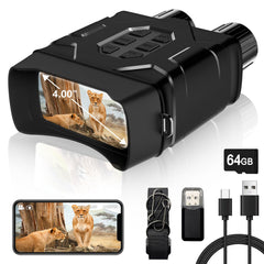 Mlifasty night vision binoculars front view for easy outdoor observation in low light