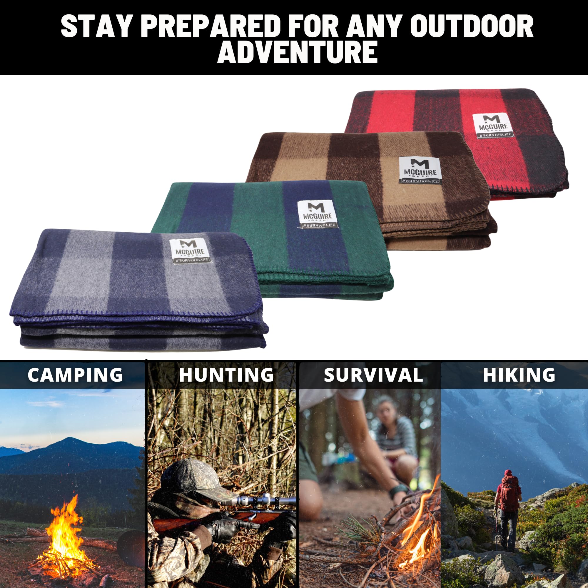 M MCGUIRE GEAR fire retardant design adds safety near campfires.