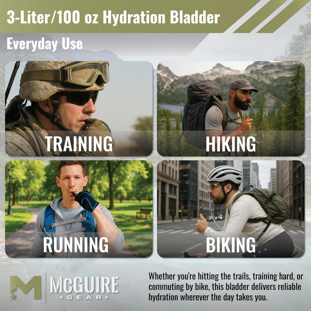 M MCGUIRE GEAR compatible with GI hydration carrier for versatility