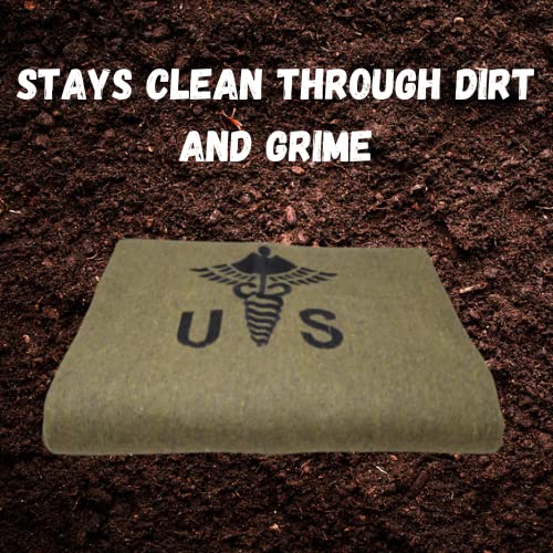 M MCGUIRE GEAR blanket highlighting fire retardant properties for safety.