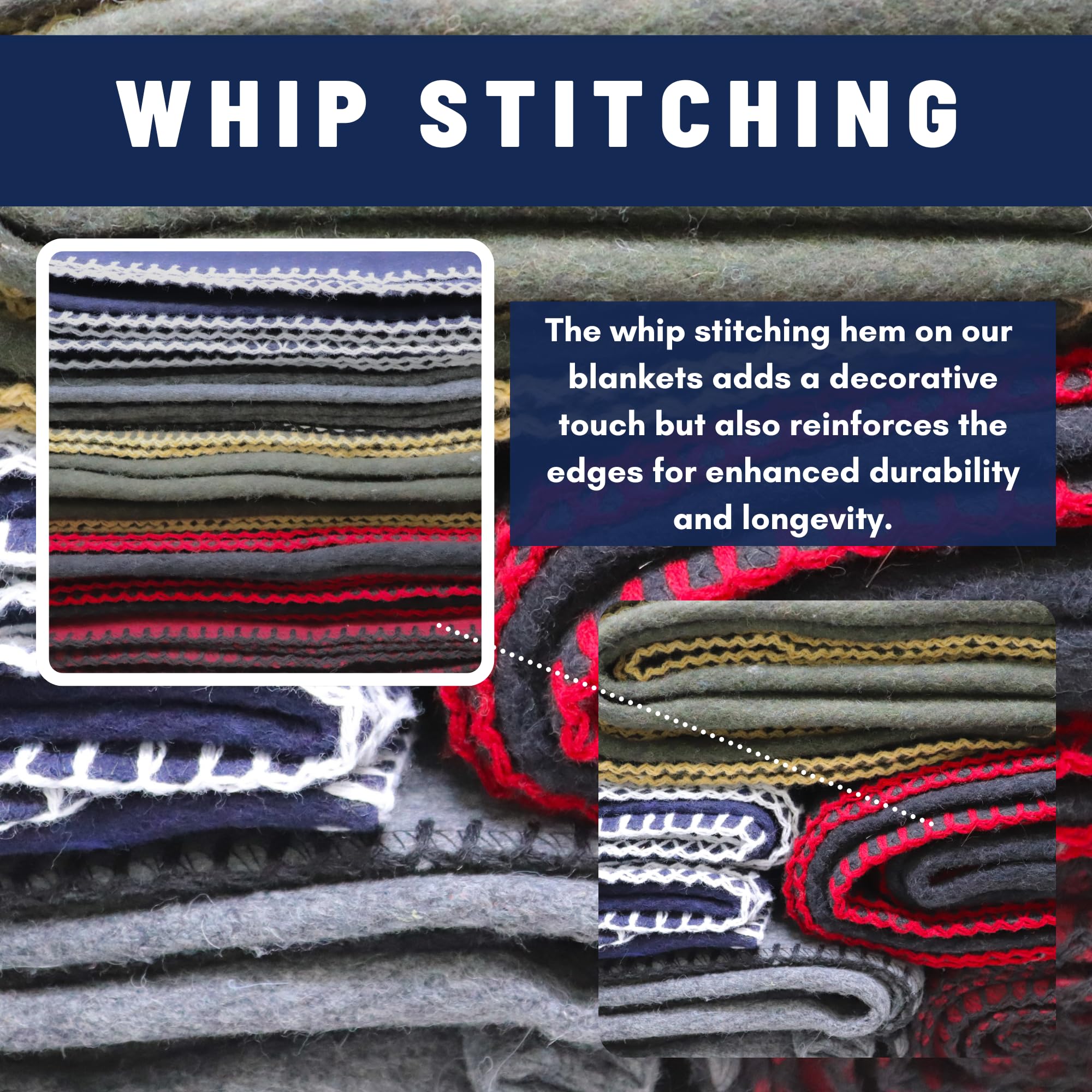 M MCGUIRE GEAR oversized wool blanket suitable for tall users and shared sleeping setups.