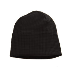 M MCGUIRE GEAR grid fleece cap back view, snug warmth in cold conditions.