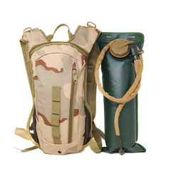 M MCGUIRE GEAR hydration backpack chest strap quick-release for fast adjustments.
