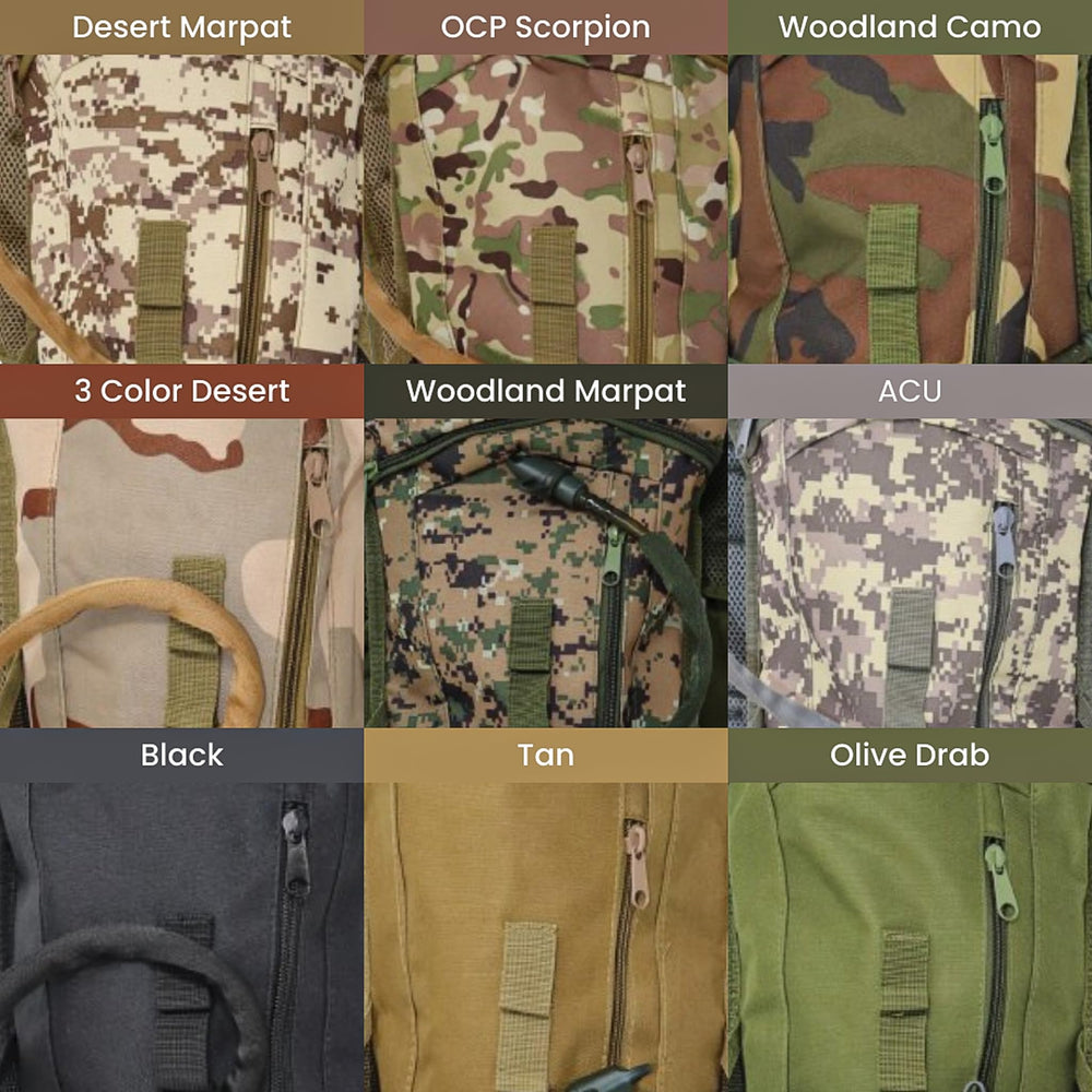 M MCGUIRE GEAR hydration backpack ideal for running and cycling.