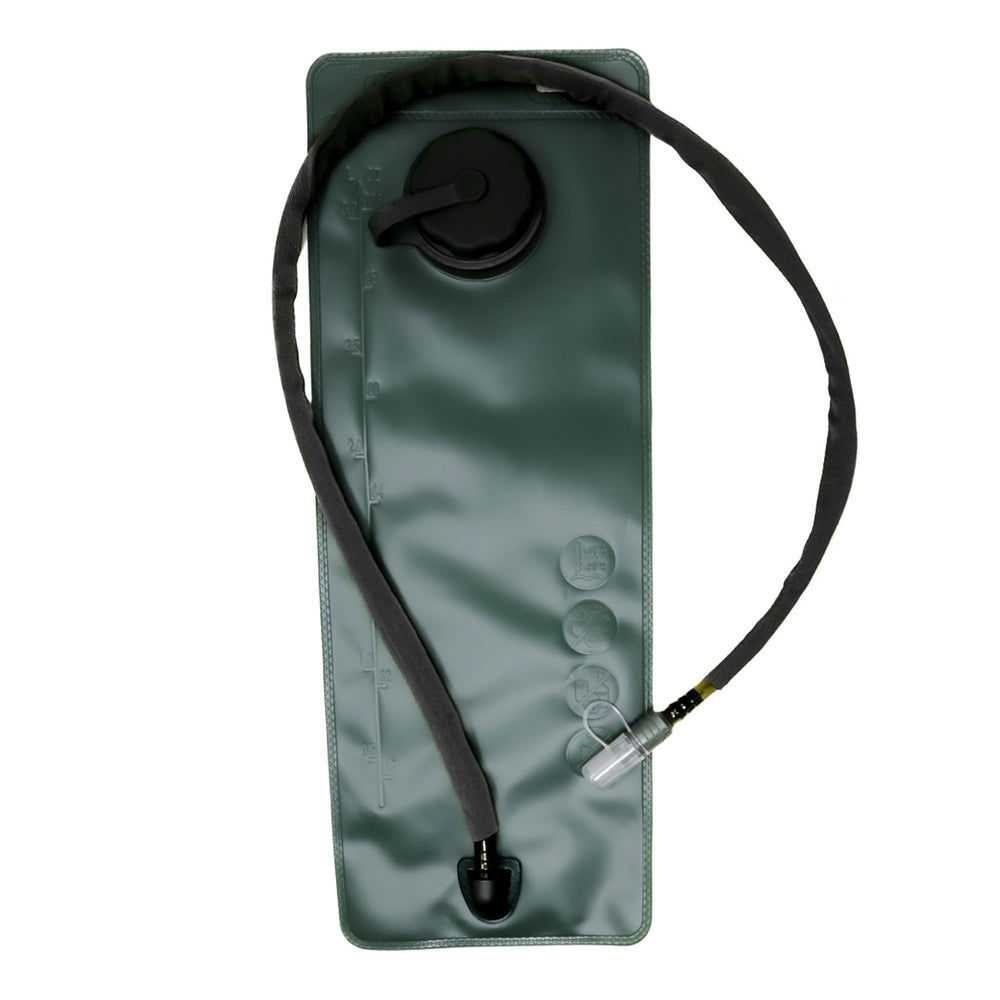M MCGUIRE GEAR hydration bladder in black for stealth outdoor use.