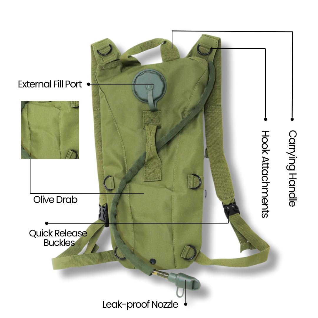 M MCGUIRE GEAR MOLLE compatibility and D-rings enable versatile gear attachment.