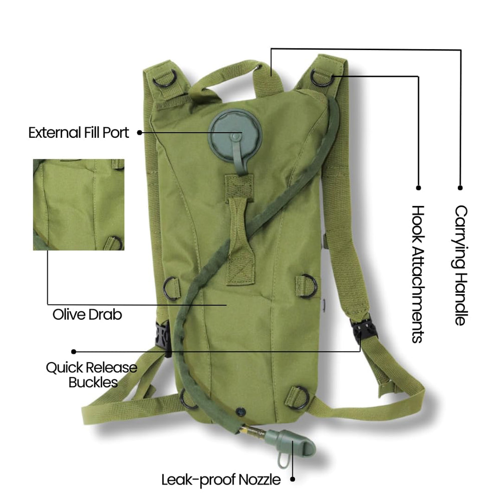 M MCGUIRE GEAR MOLLE compatibility and D-rings enable versatile gear attachment.