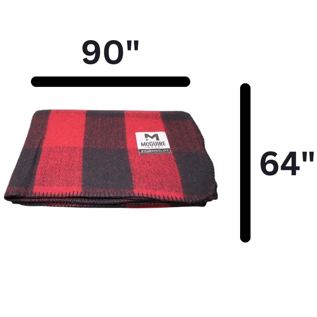 M MCGUIRE GEAR plaid pattern closeup highlights durable weave and feel