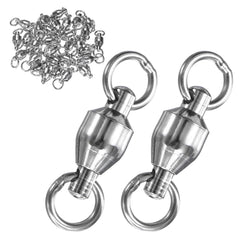 MMETERXITY 30-pack ball-bearing swivel with 8lb strength for fishing