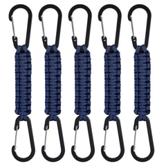 M METERXITY paracord lanyard with navy clip for secure everyday carry.