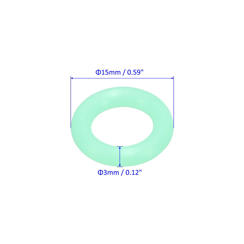 M METERXITY fluorescent rings help locate tent pegs after dark.