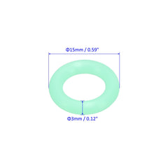 M METERXITY fluorescent rings help locate tent pegs after dark.