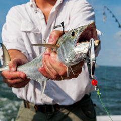 Round soft-plastic bead for versatile lure rigs