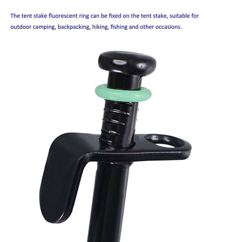M METERXITY glow-in-dark rings fit camping gear for quick setup.