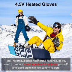 MMlove heated gloves touchscreen-friendly index finger for effortless device use in cold.