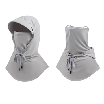 MNVXBSOI cooling balaclava shows UV protection on a sunny day