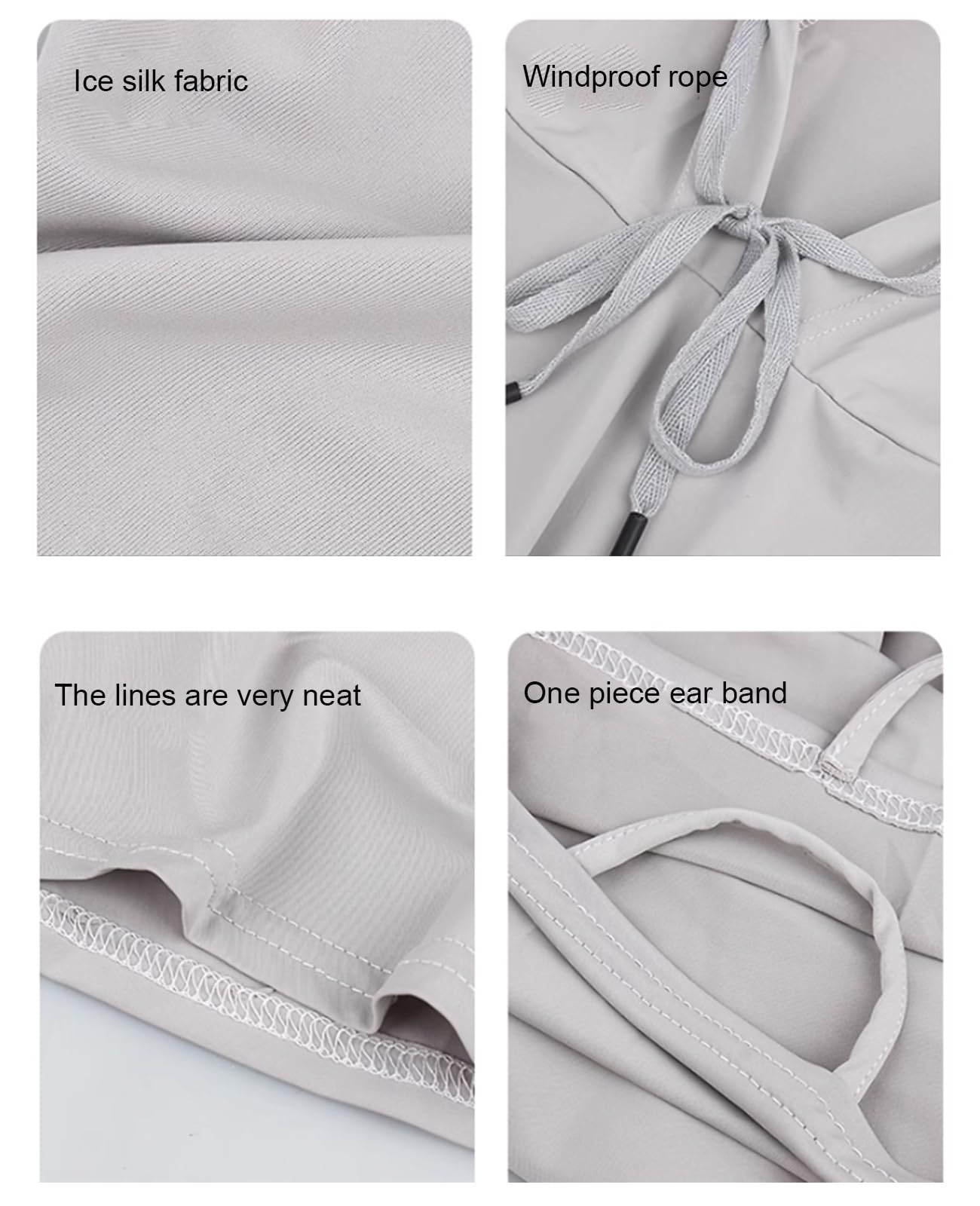 MNVXBSOI adjustable elastic drawstring fit stays in place