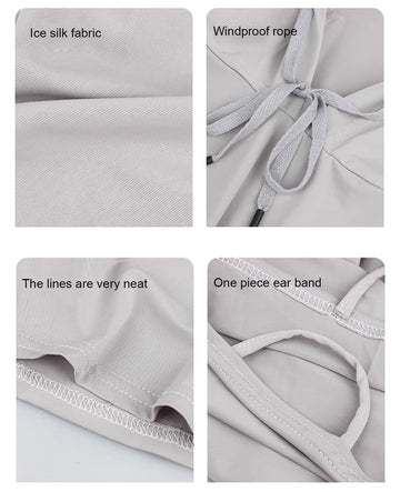 MNVXBSOI adjustable elastic drawstring fit stays in place