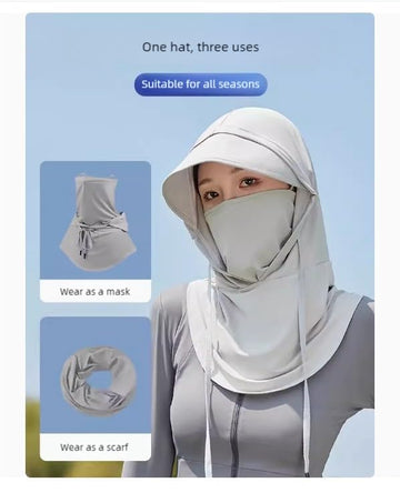 MNVXBSOI machine-washable and quick-drying balaclava in use