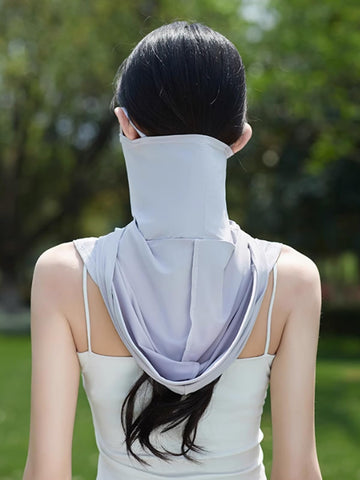 MNVXBSOI balaclava with oversized brim providing shade
