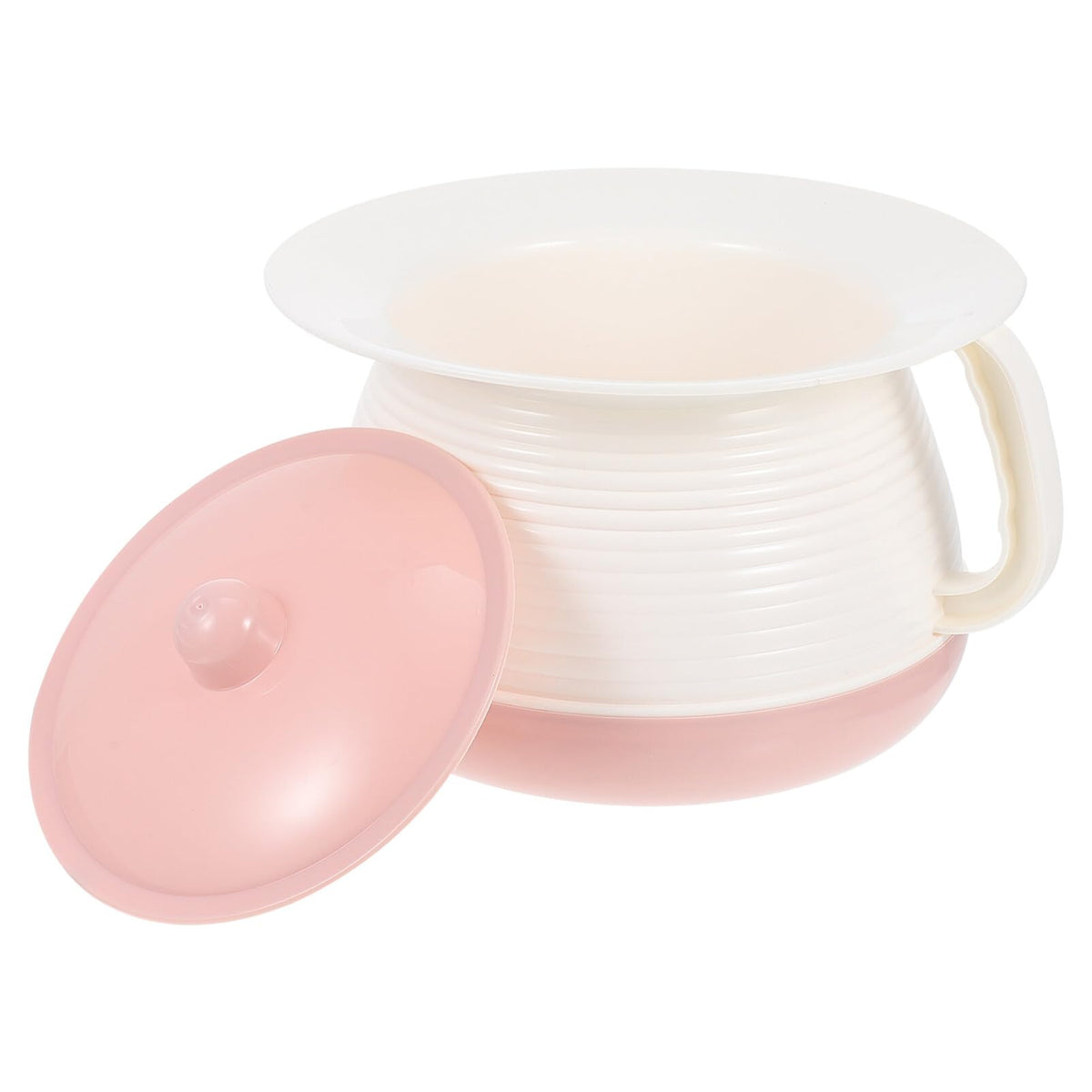 Mobestech portable spittoon with lid for spill-free night use.