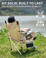 MOBI GARDEN double-layer seat fabric resists wear and cleans easily.