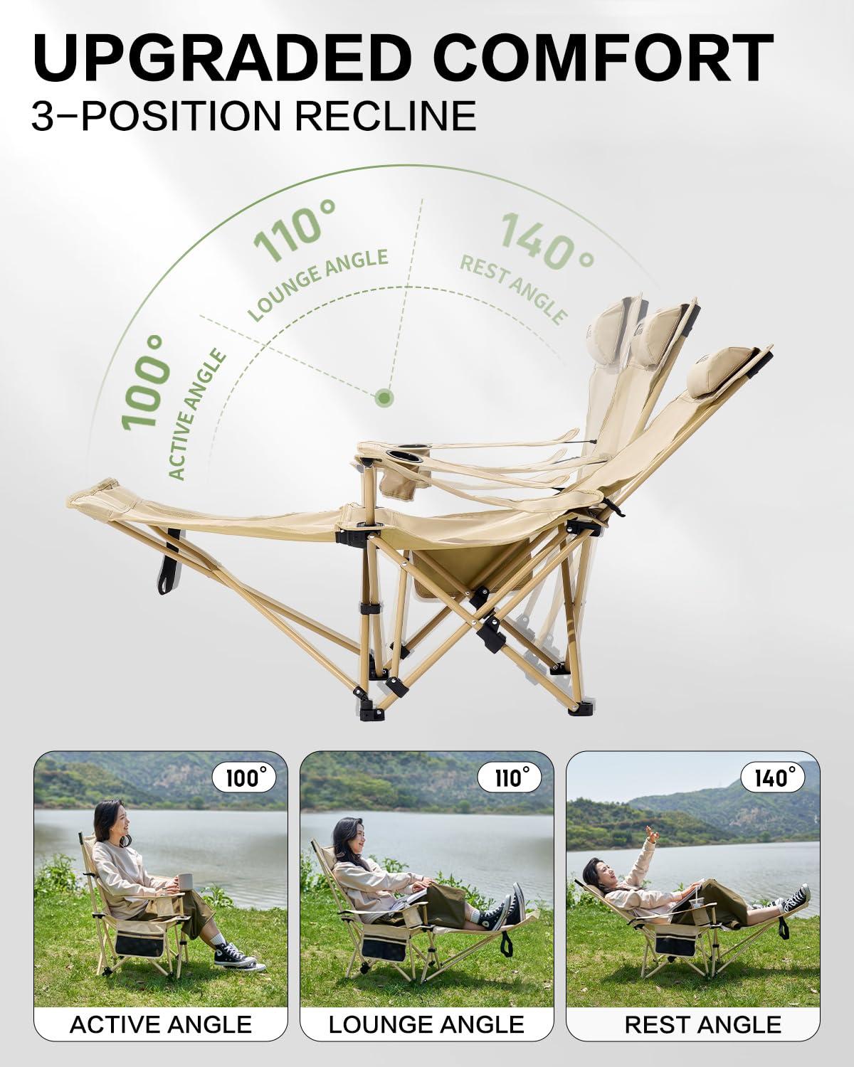 MOBI GARDEN instant setup folding design for quick relaxation.