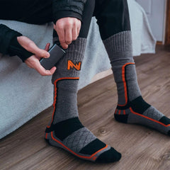 Wireless remote lets you adjust heat on the go with Mobile Warming socks