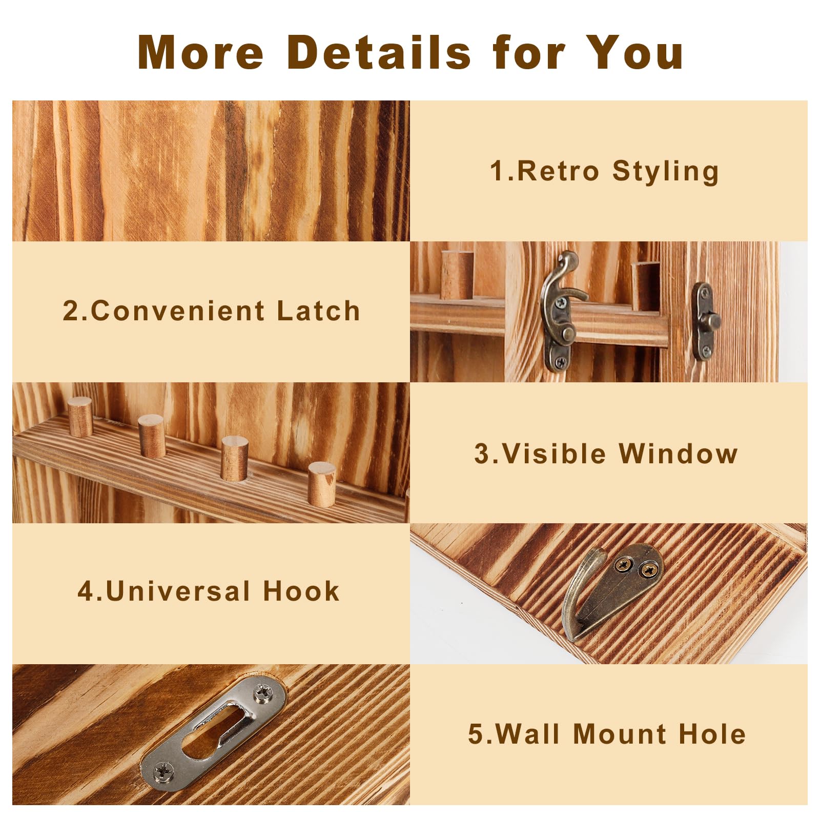 MOCAS duck-call display close-up wood grain texture
